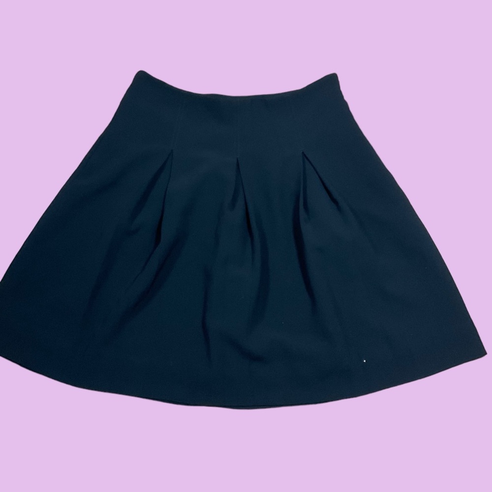 BLACK PLEATED SKIRT 🍓✨